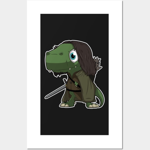 Dino Ranger Wall Art by DinoTropolis